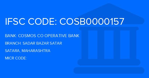 Cosmos Co Operative Bank Sadar Bazar Satar Branch IFSC Code