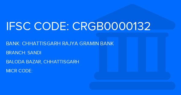 Chhattisgarh Rajya Gramin Bank Sandi Branch IFSC Code