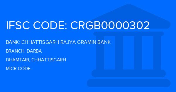 Chhattisgarh Rajya Gramin Bank Darba Branch IFSC Code