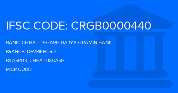 Chhattisgarh Rajya Gramin Bank Devrikhurd Branch IFSC Code