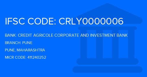 Credit Agricole Corporate And Investment Bank Pune Branch IFSC Code