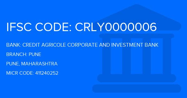 Credit Agricole Corporate And Investment Bank Pune Branch IFSC Code