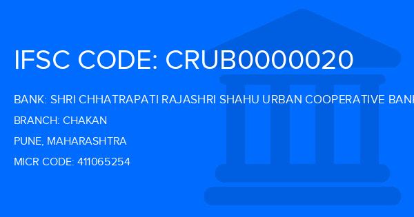 Shri Chhatrapati Rajashri Shahu Urban Cooperative Bank Chakan Branch IFSC Code
