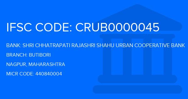 Shri Chhatrapati Rajashri Shahu Urban Cooperative Bank Butibori Branch IFSC Code