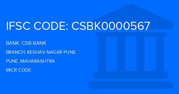 Csb Bank Keshav Nagar Pune Branch IFSC Code
