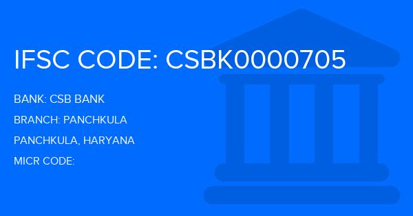 Csb Bank Panchkula Branch IFSC Code