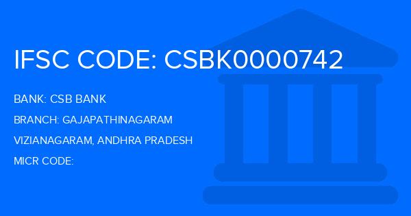 Csb Bank Gajapathinagaram Branch IFSC Code