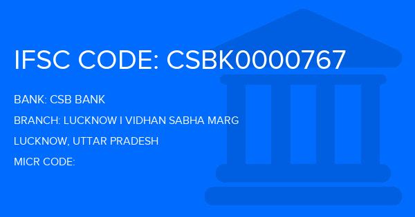 Csb Bank Lucknow I Vidhan Sabha Marg Branch IFSC Code