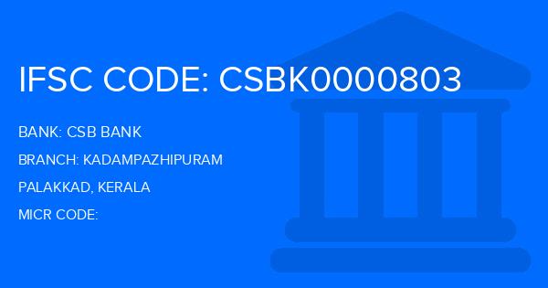 Csb Bank Kadampazhipuram Branch IFSC Code