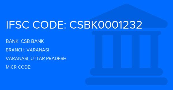 Csb Bank Varanasi Branch IFSC Code