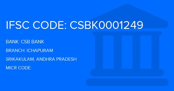 Csb Bank Ichapuram Branch IFSC Code