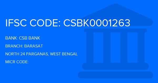 Csb Bank Barasat Branch IFSC Code