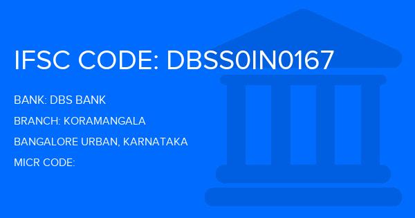 Dbs Bank Koramangala Branch IFSC Code