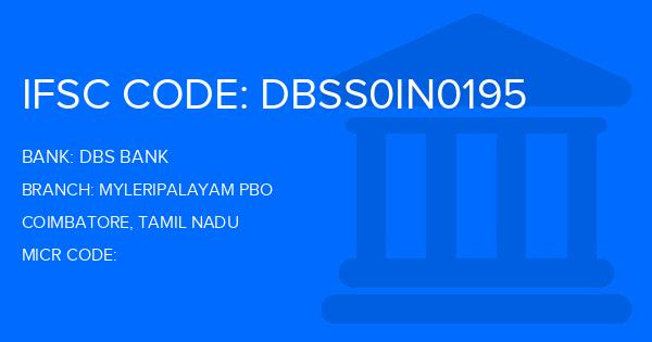 Dbs Bank Myleripalayam Pbo Branch IFSC Code