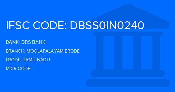 Dbs Bank Moolapalayam Erode Branch IFSC Code