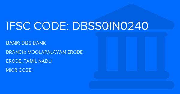 Dbs Bank Moolapalayam Erode Branch IFSC Code