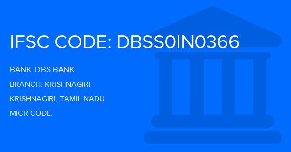 Dbs Bank Krishnagiri Branch IFSC Code