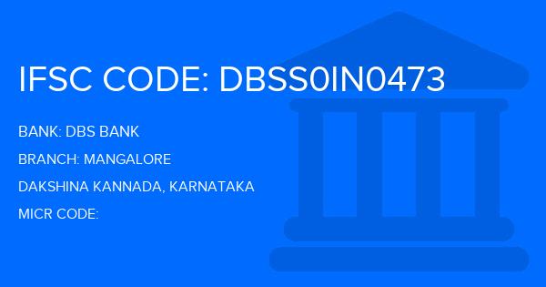 Dbs Bank Mangalore Branch IFSC Code