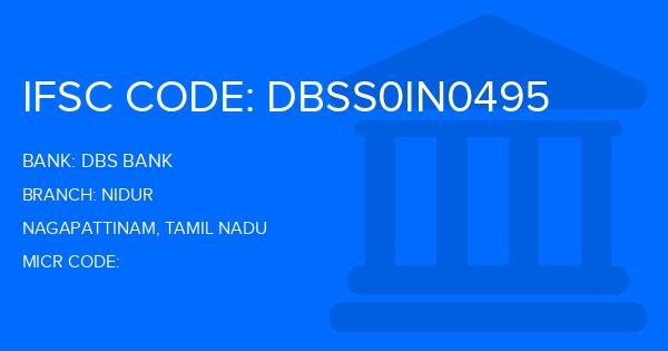 Dbs Bank Nidur Branch IFSC Code