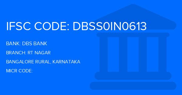 Dbs Bank Rt Nagar Branch IFSC Code