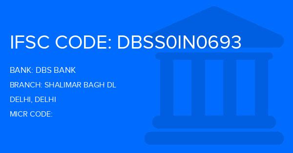 Dbs Bank Shalimar Bagh Dl Branch IFSC Code