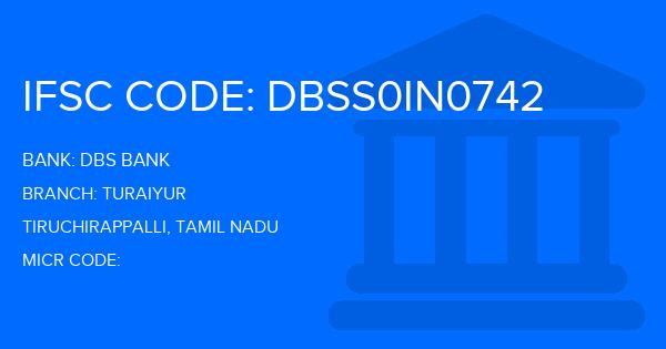 Dbs Bank Turaiyur Branch IFSC Code