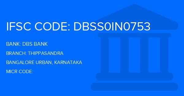 Dbs Bank Thippasandra Branch IFSC Code