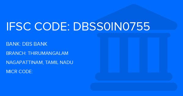 Dbs Bank Thirumangalam Branch IFSC Code