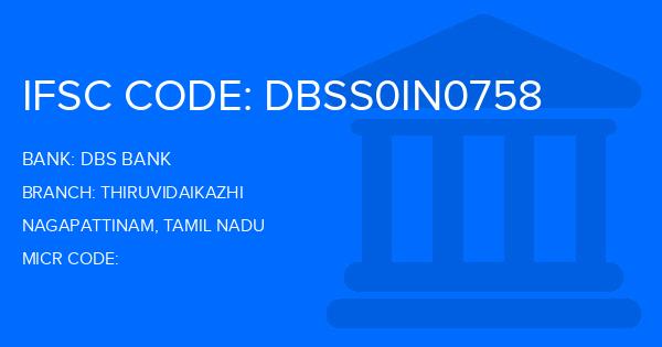 Dbs Bank Thiruvidaikazhi Branch IFSC Code