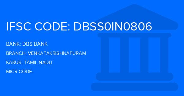 Dbs Bank Venkatakrishnapuram Branch IFSC Code