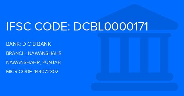 D C B Bank Nawanshahr Branch IFSC Code