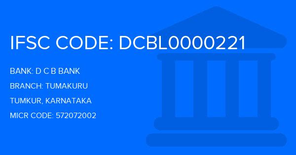 D C B Bank Tumakuru Branch IFSC Code