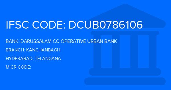 Darussalam Co Operative Urban Bank Kanchanbagh Branch IFSC Code