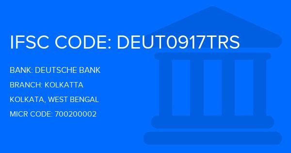 Deutsche Bank Kolkatta Branch IFSC Code