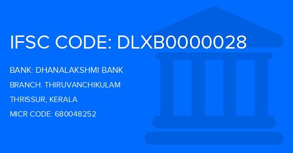 Dhanalakshmi Bank (DLB) Thiruvanchikulam Branch IFSC Code