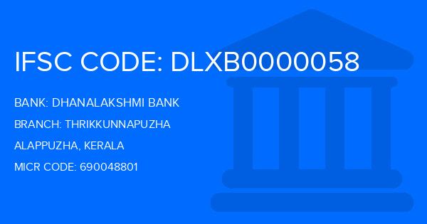Dhanalakshmi Bank (DLB) Thrikkunnapuzha Branch IFSC Code