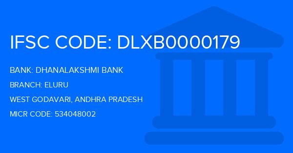 Dhanalakshmi Bank (DLB) Eluru Branch IFSC Code