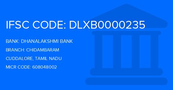 Dhanalakshmi Bank (DLB) Chidambaram Branch IFSC Code