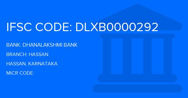 Dhanalakshmi Bank (DLB) Hassan Branch IFSC Code