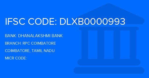 Dhanalakshmi Bank (DLB) Rpc Coimbatore Branch IFSC Code