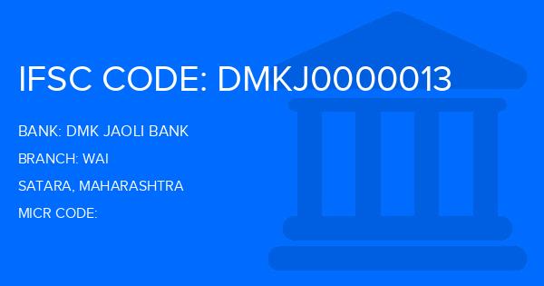Dmk Jaoli Bank Wai Branch IFSC Code