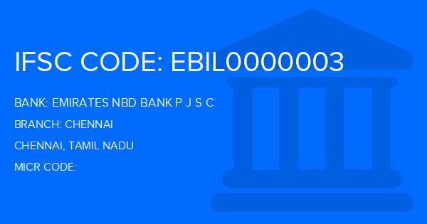 Emirates Nbd Bank P J S C Chennai Branch IFSC Code