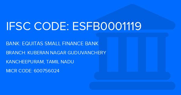 Equitas Small Finance Bank Kuberan Nagar Guduvanchery Branch IFSC Code