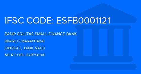 Equitas Small Finance Bank Manapparai Branch IFSC Code