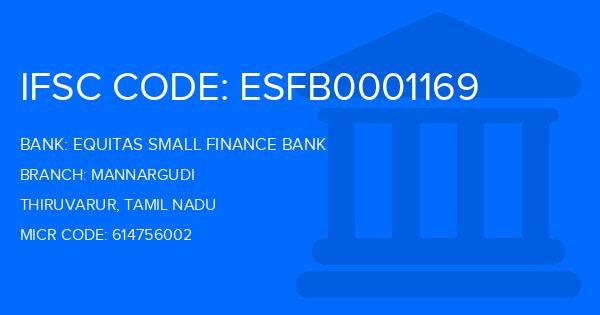 Equitas Small Finance Bank Mannargudi Branch IFSC Code