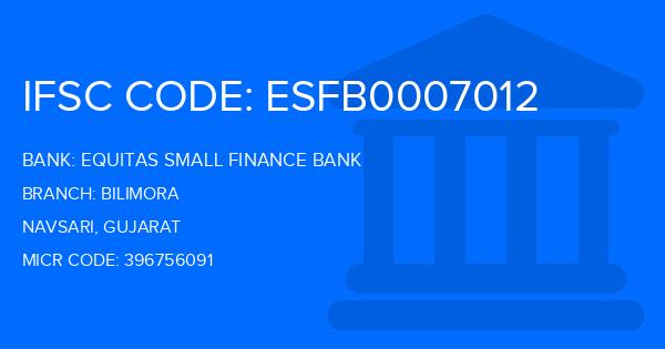 Equitas Small Finance Bank Bilimora Branch IFSC Code