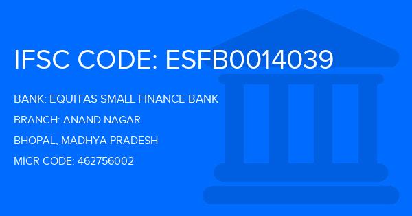 Equitas Small Finance Bank Anand Nagar Branch IFSC Code