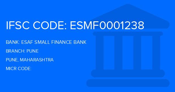 Esaf Small Finance Bank Pune Branch IFSC Code