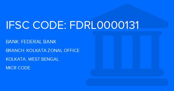 Federal Bank Kolkata Zonal Office Branch IFSC Code