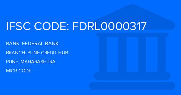 Federal Bank Pune Credit Hub Branch IFSC Code